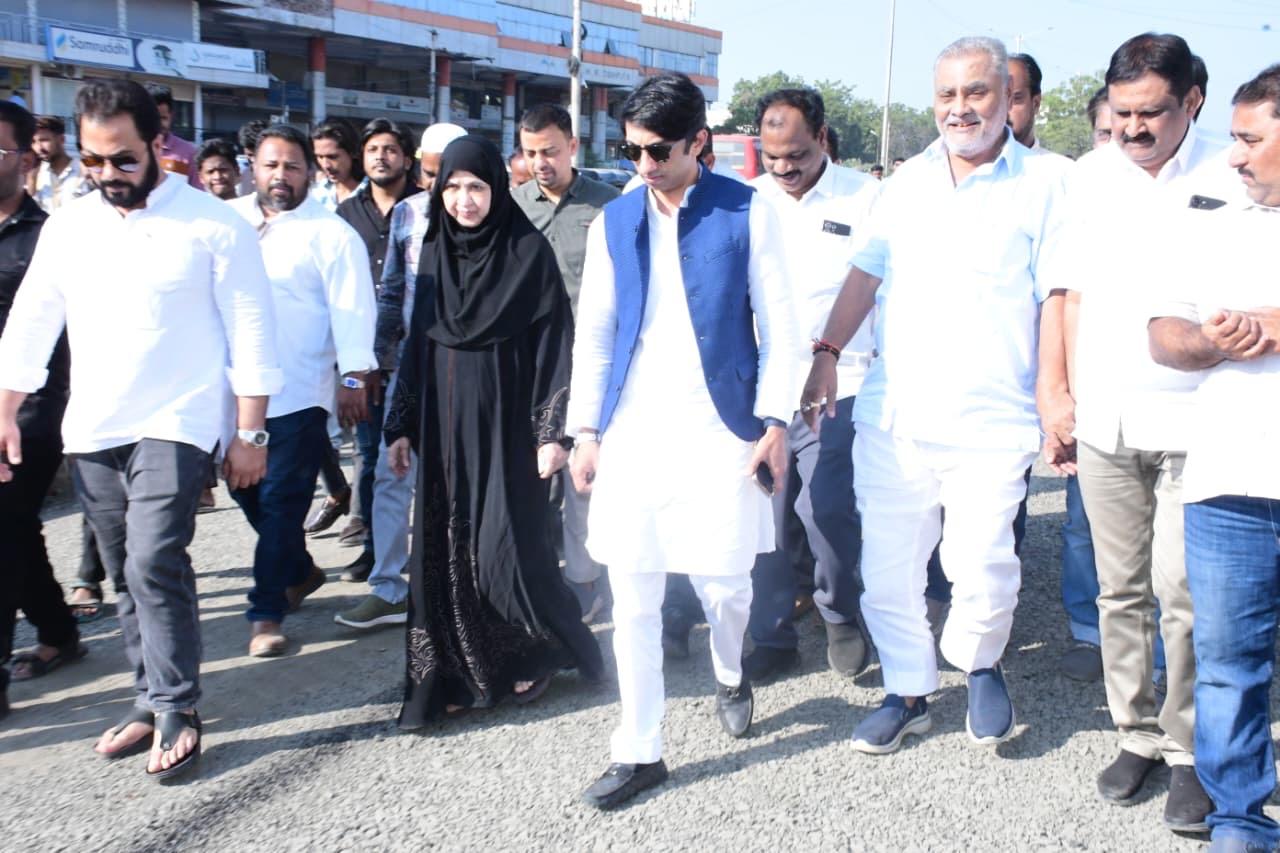 Service road BT work inauguration