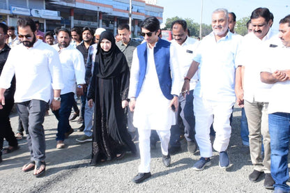 Service road BT work inauguration