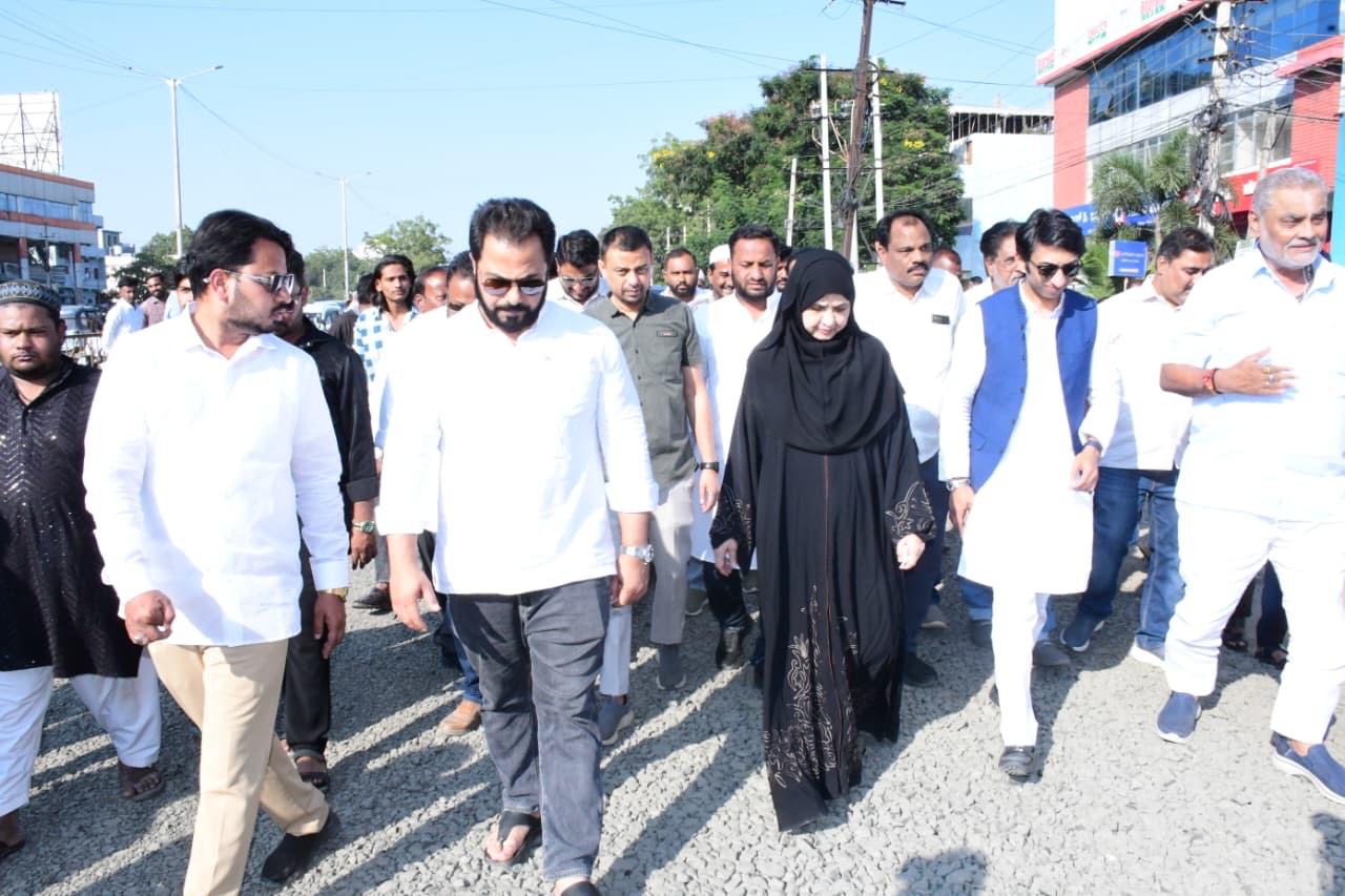 Service road BT work inauguration