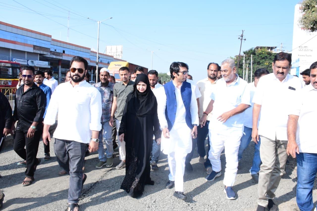 Service road BT work inauguration