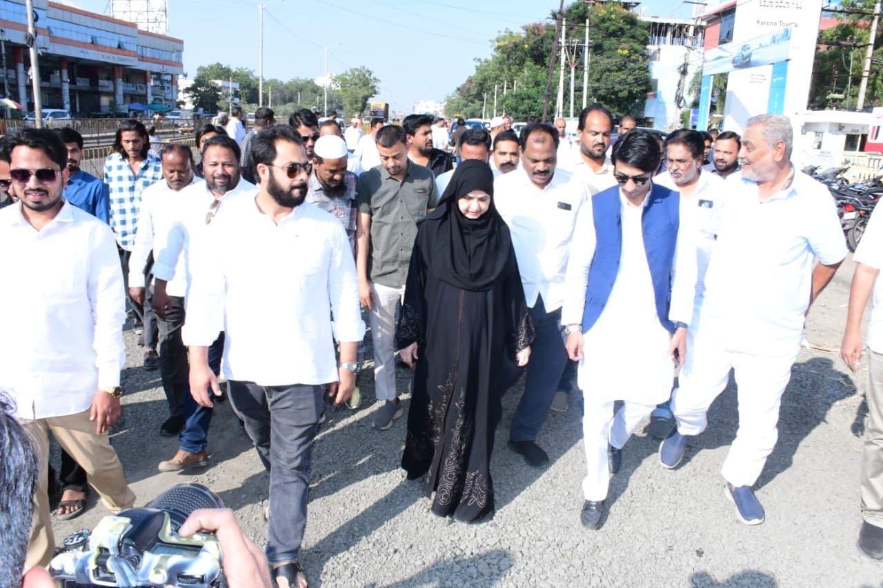 Service road BT work inauguration