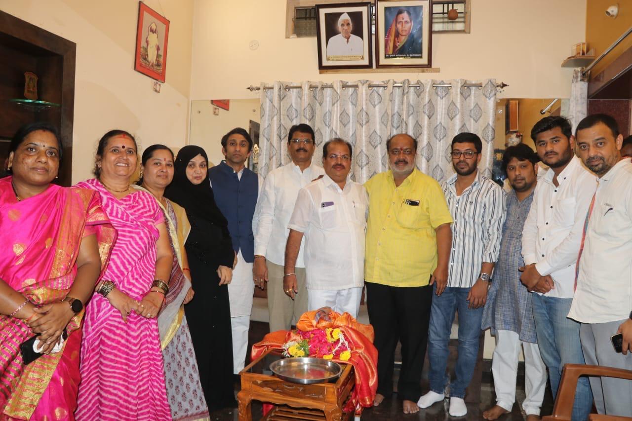 Inauguration of work at Gokul Nagar