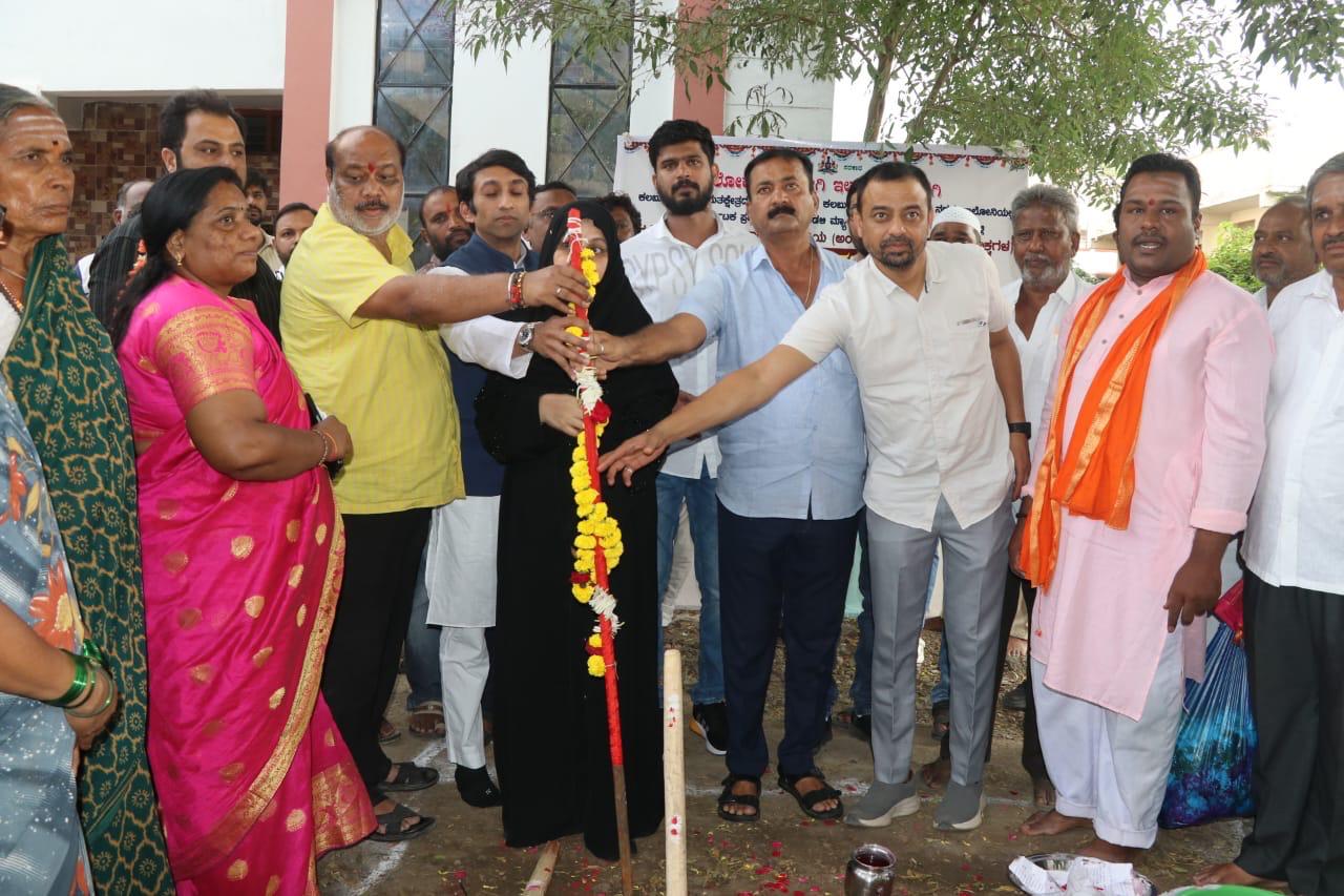 Inauguration of work at Gokul Nagar